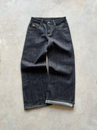 BROWN SMOKED DENIM